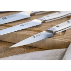7-pcs, Bloc de couteaux, Noir mat