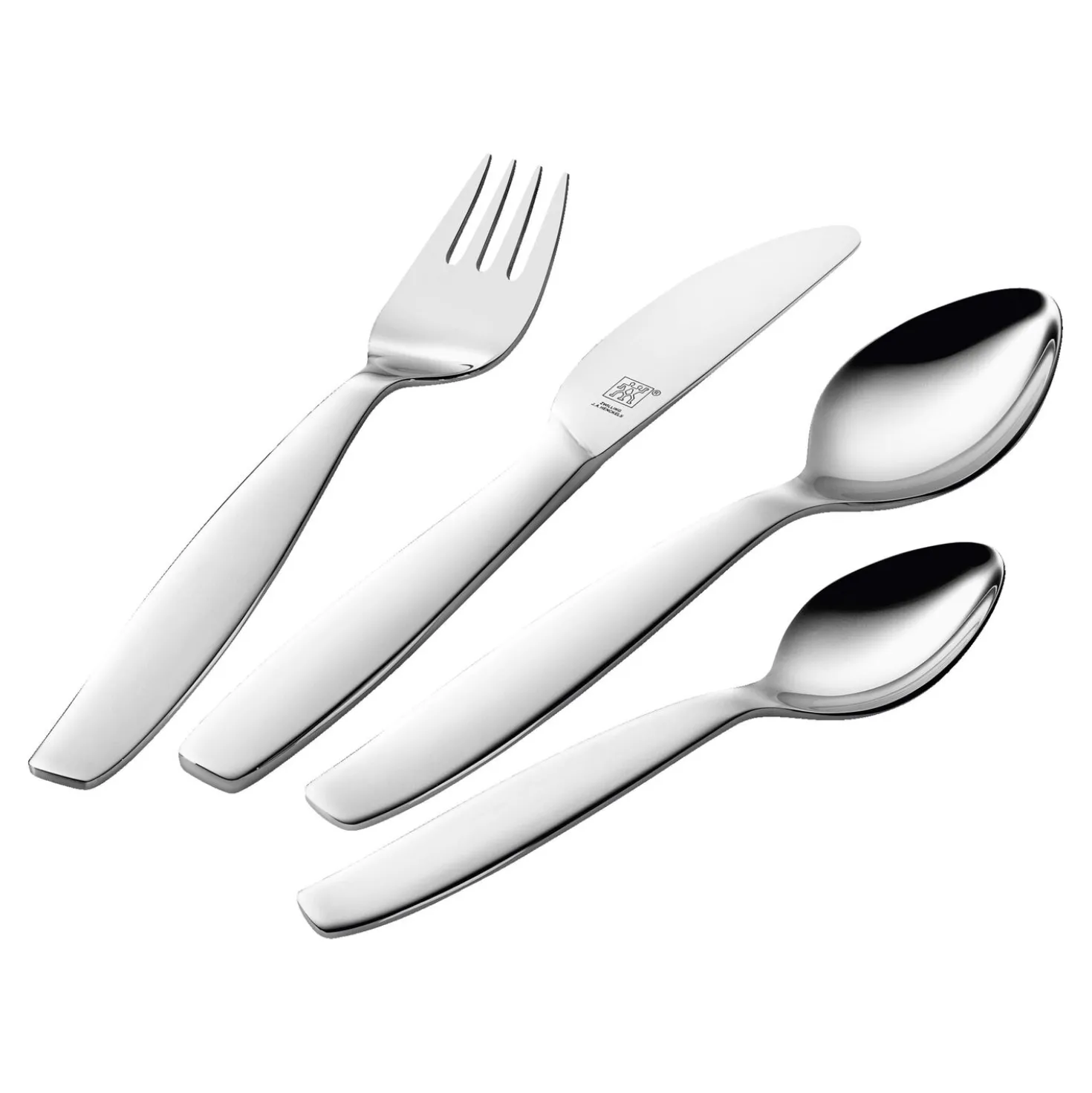 4-pcs, Couverts pour enfants, Argent