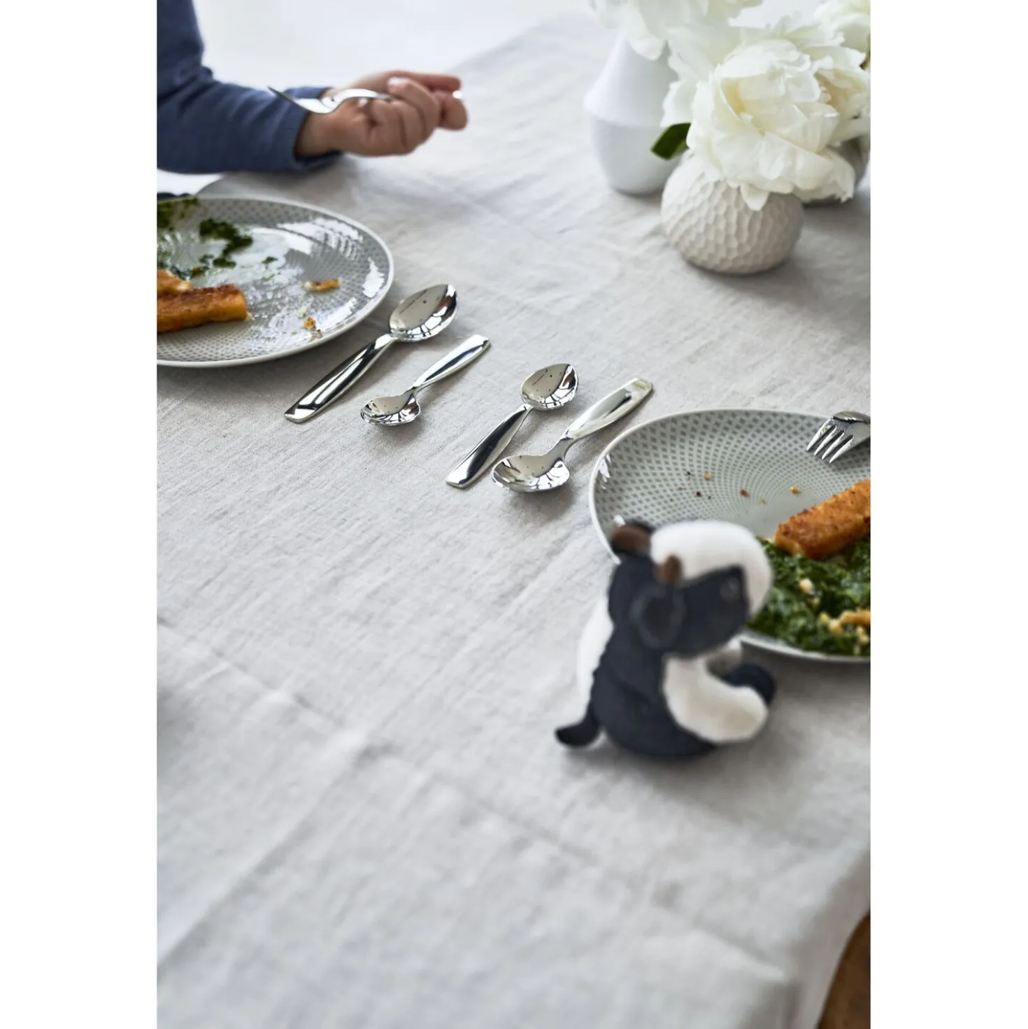 4-pcs, Couverts pour enfants, Argent