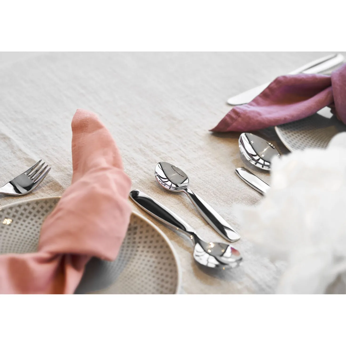 4-pcs, Couverts pour enfants, Argent