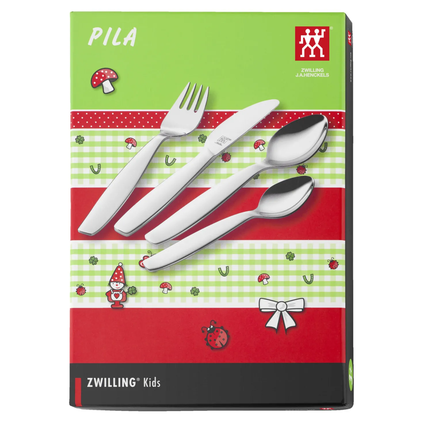 4-pcs, Couverts pour enfants, Argent