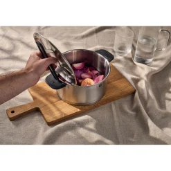 5-pcs, Set de casseroles, Argent