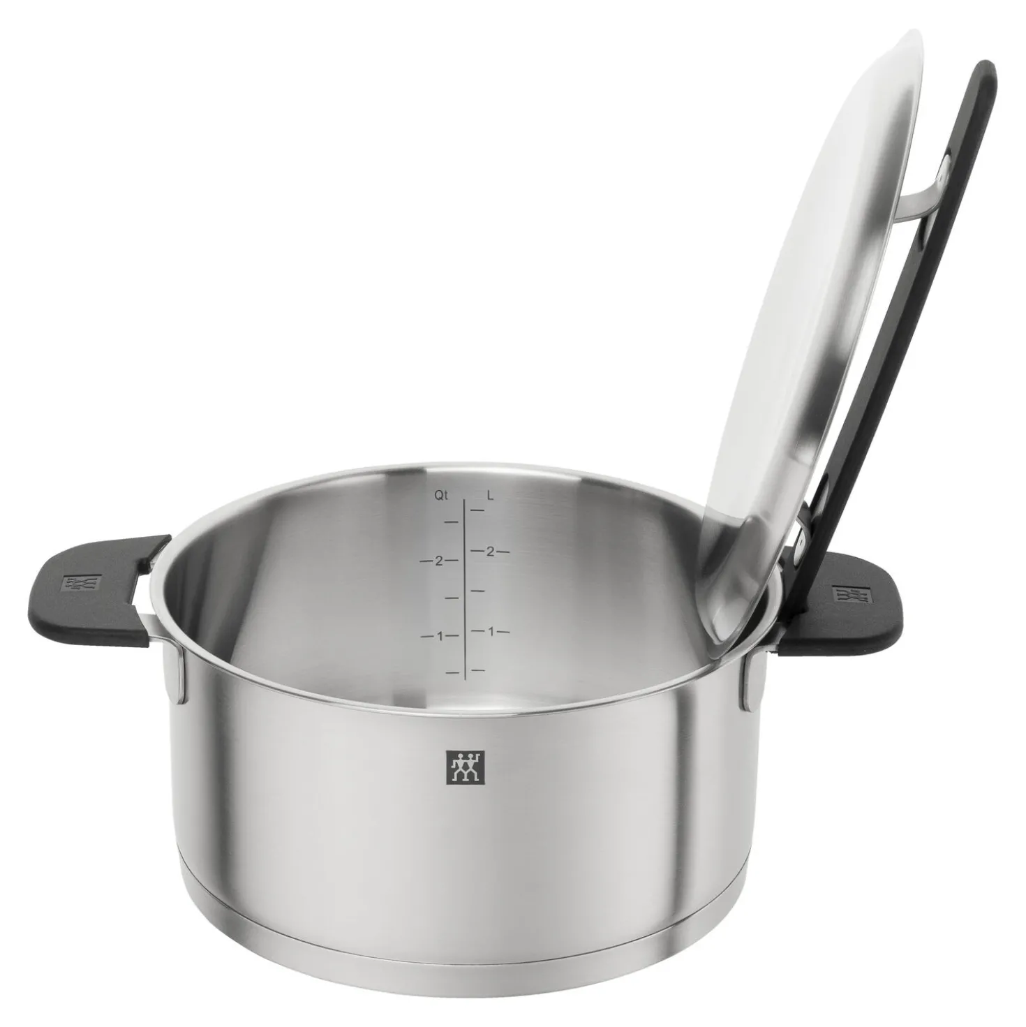 5-pcs, Set de casseroles, Argent
