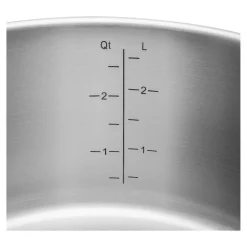 5-pcs, Set de casseroles, Argent