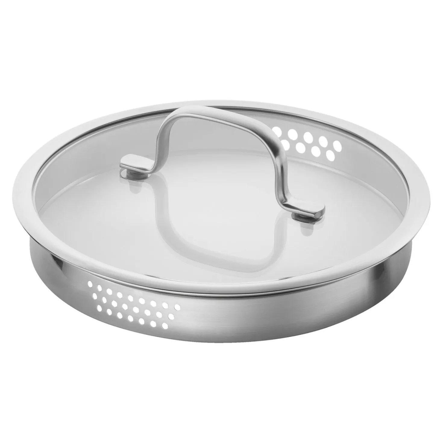 3-pcs, Set de casseroles, Argent