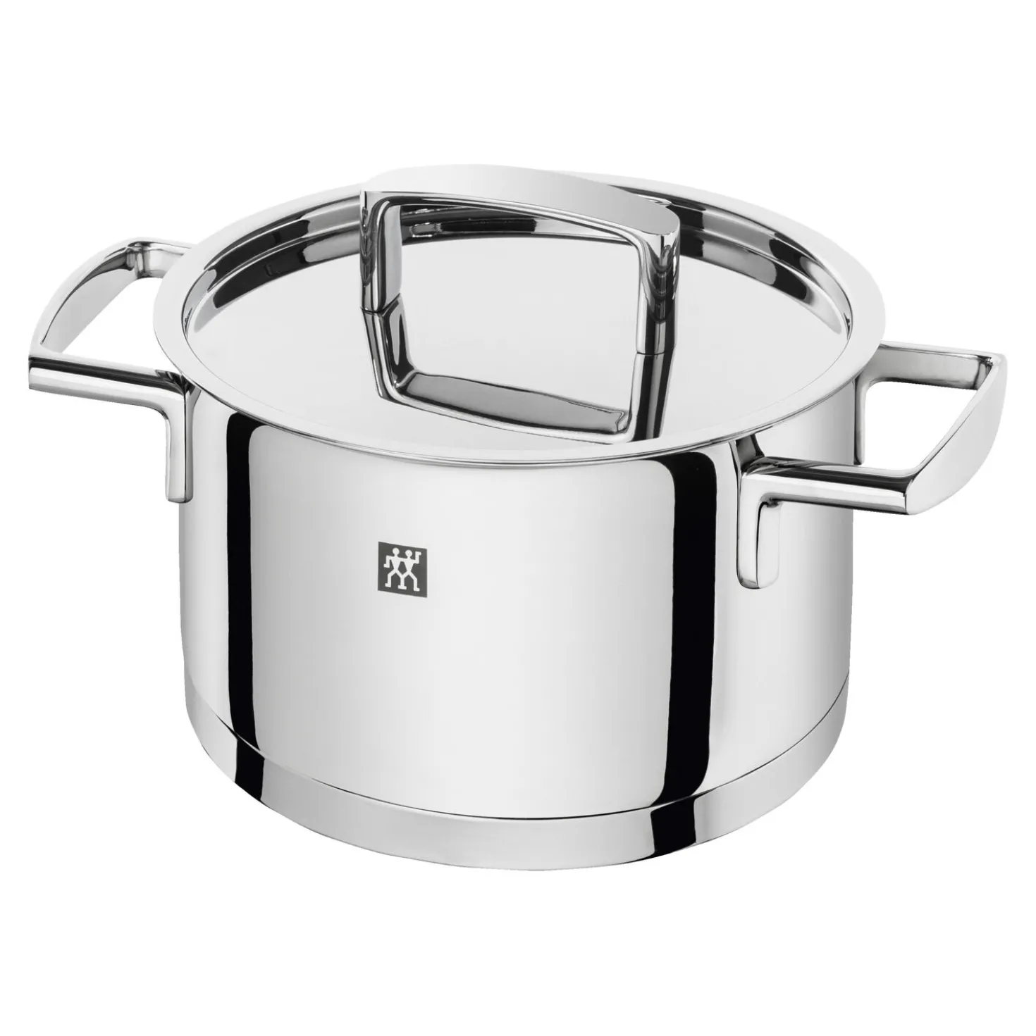 5-pcs, Set de casseroles, Argent