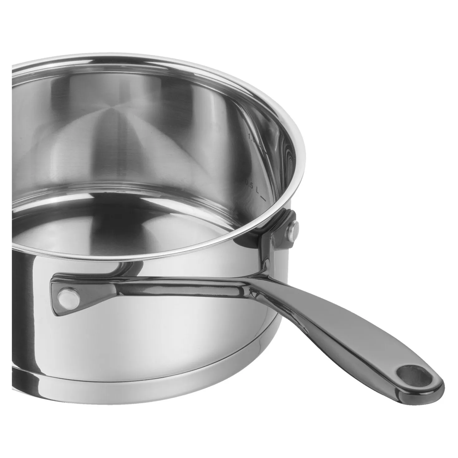 5-pcs, Set de casseroles, Noir mat