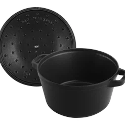 2-pcs, Set empilable, Noir mat
