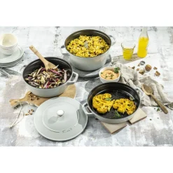 3-pcs, Set empilable, Truffe blanche