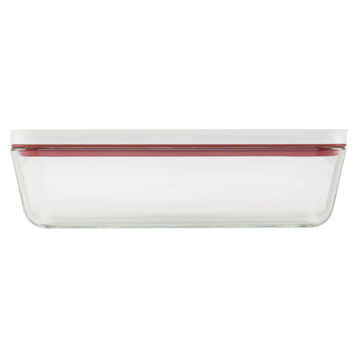 Plat sous vide, Verre, Rouge