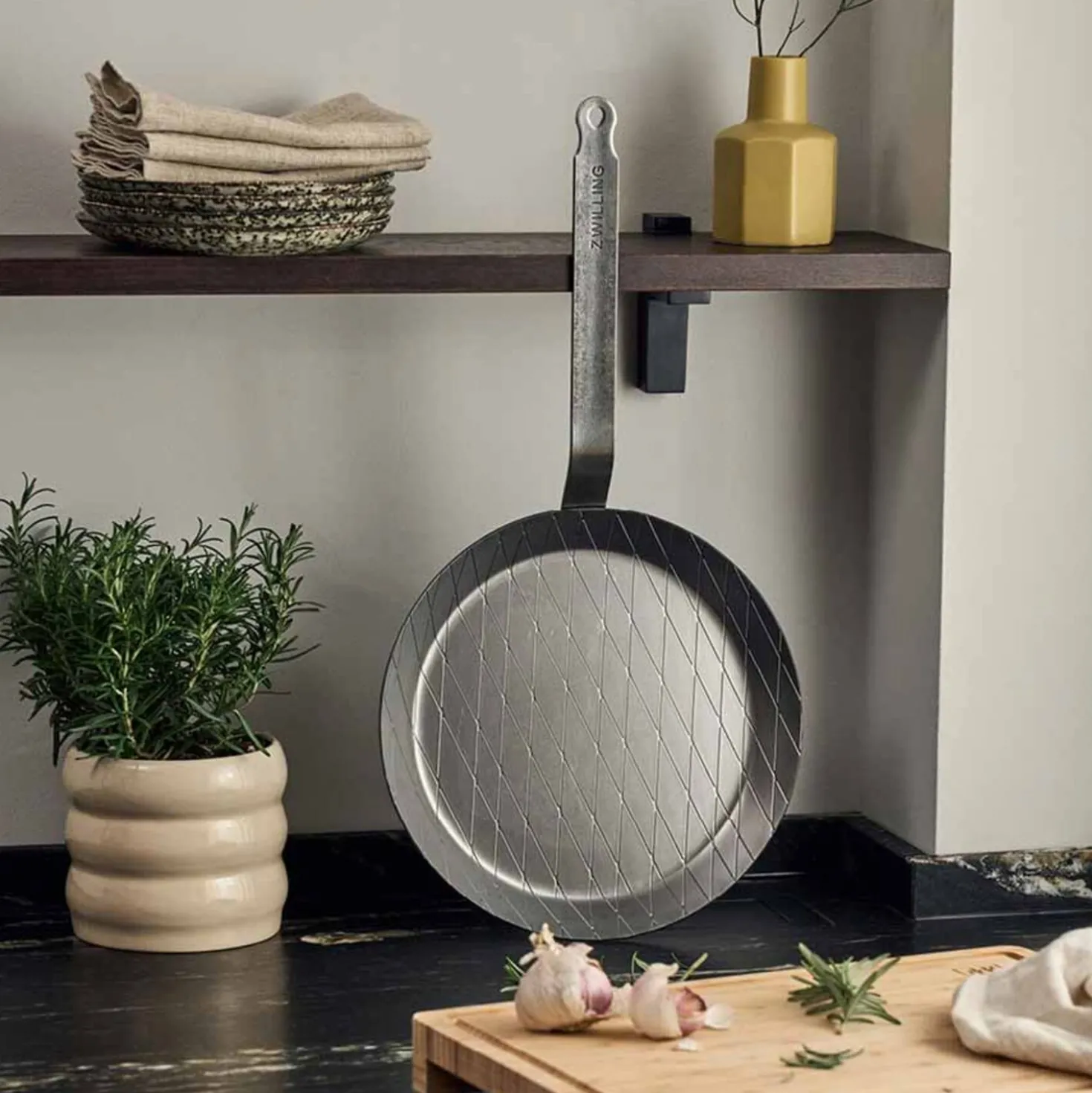 Poêle 28 cm, Acier au carbone