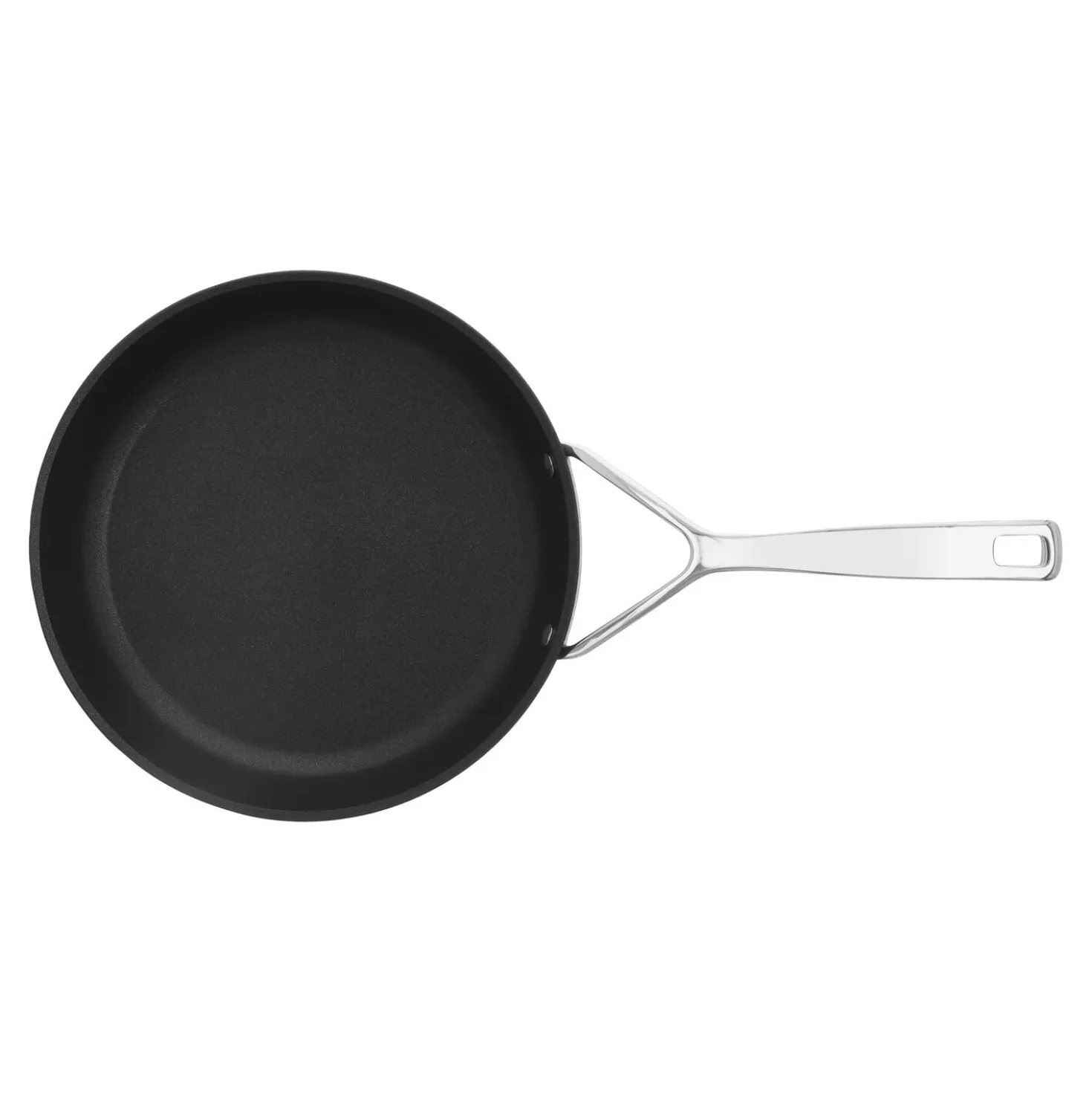 Poêle 24 cm, Aluminium, Noir argenté