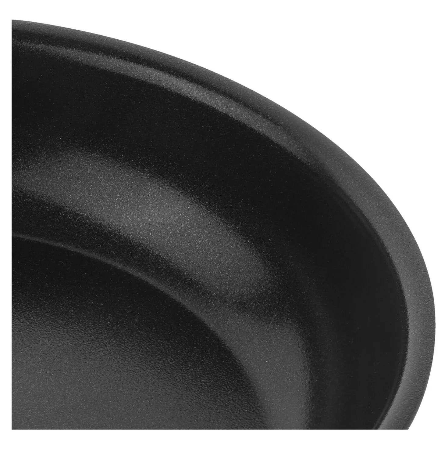 Poêle 24 cm, Aluminium, Noir mat