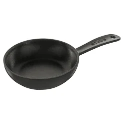 Poêle 16 cm, Fonte, Noir mat
