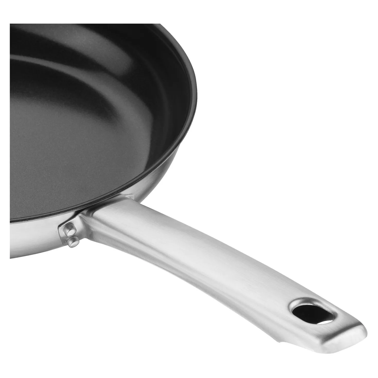 Poêle 24 cm, Inox 18/10