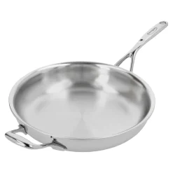 Poêle 28 cm, Inox 18/10, Argent