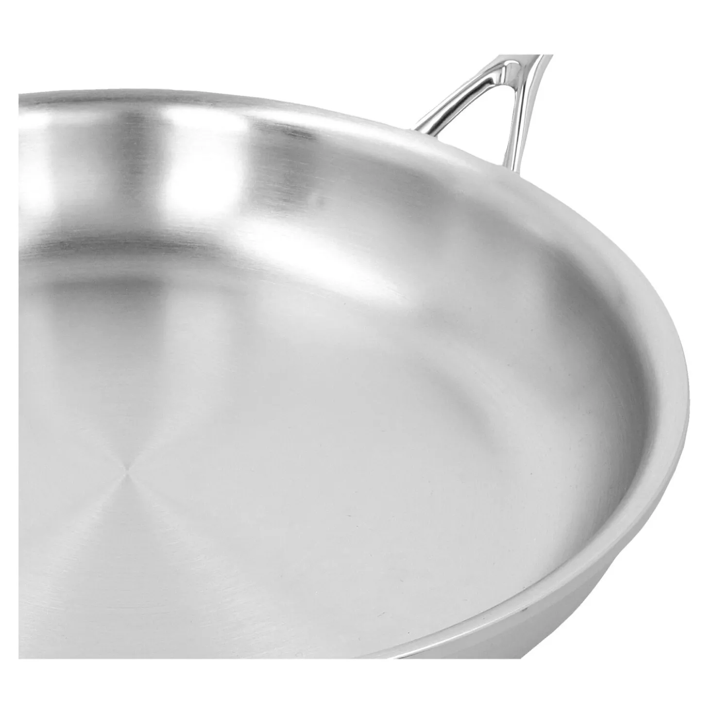 Poêle 32 cm, Inox 18/10, Argent