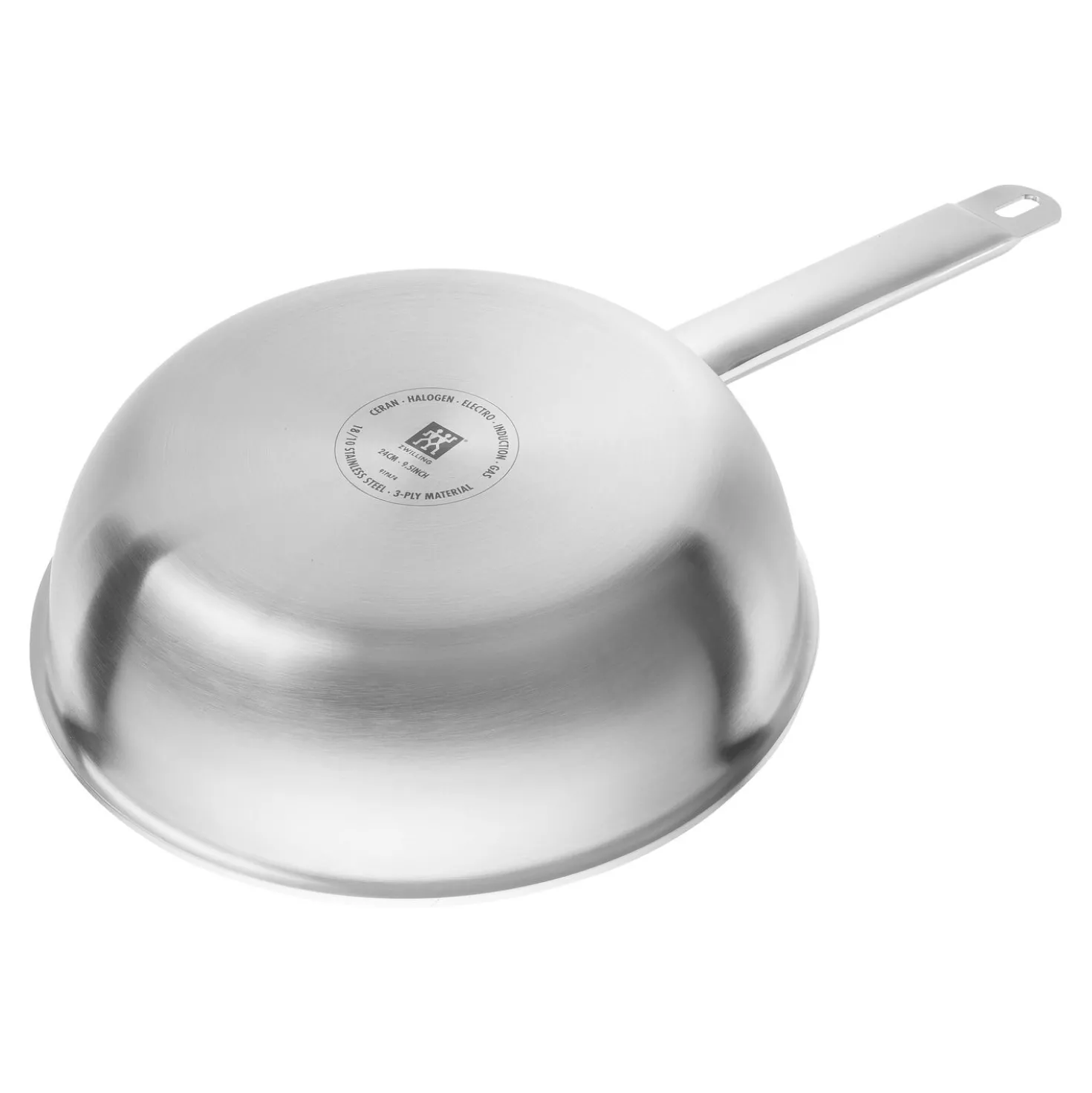 Poêle 20 cm, Inox 18/10, Argent