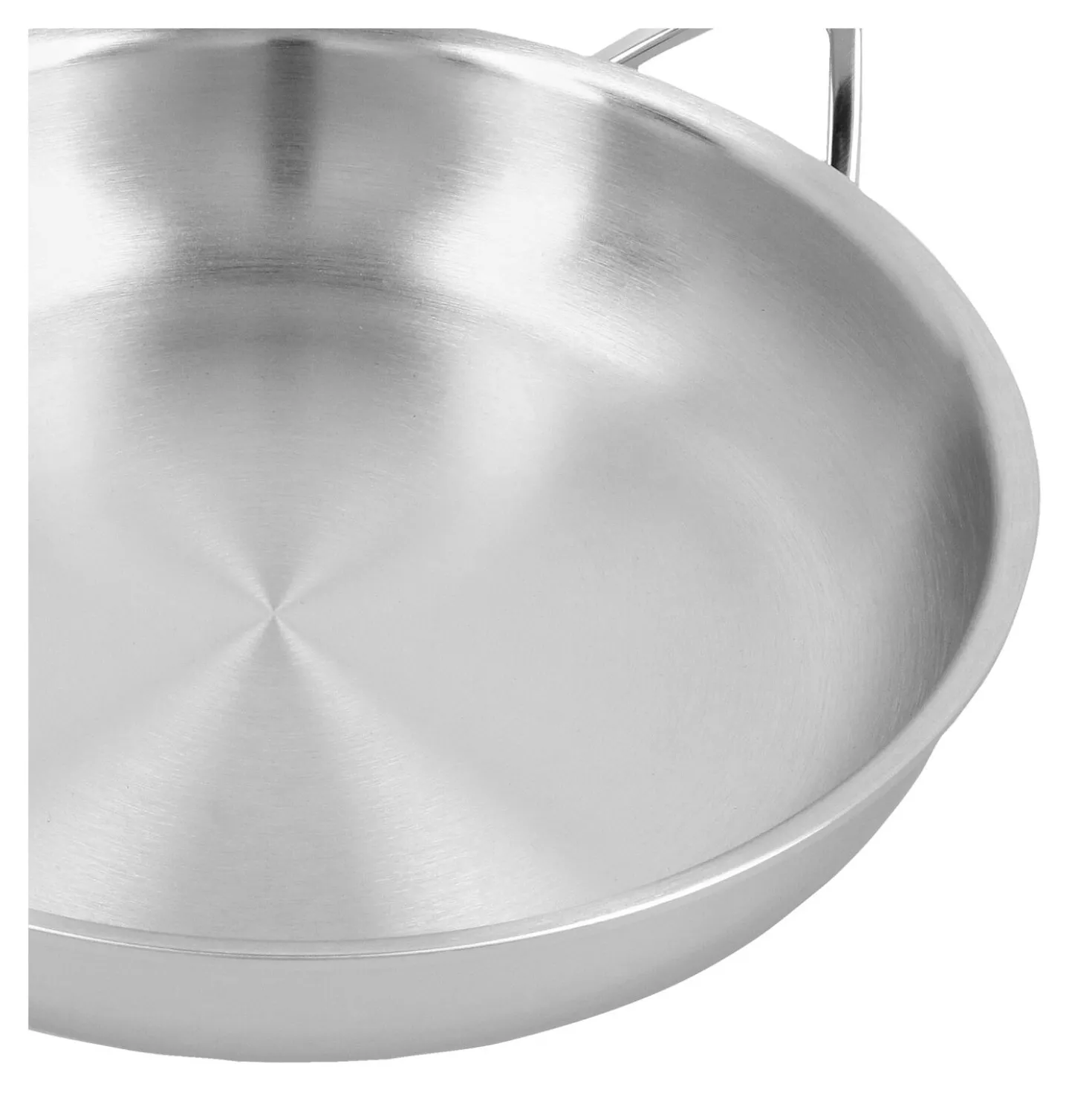 Poêle 28 cm, Inox 18/10, Argent