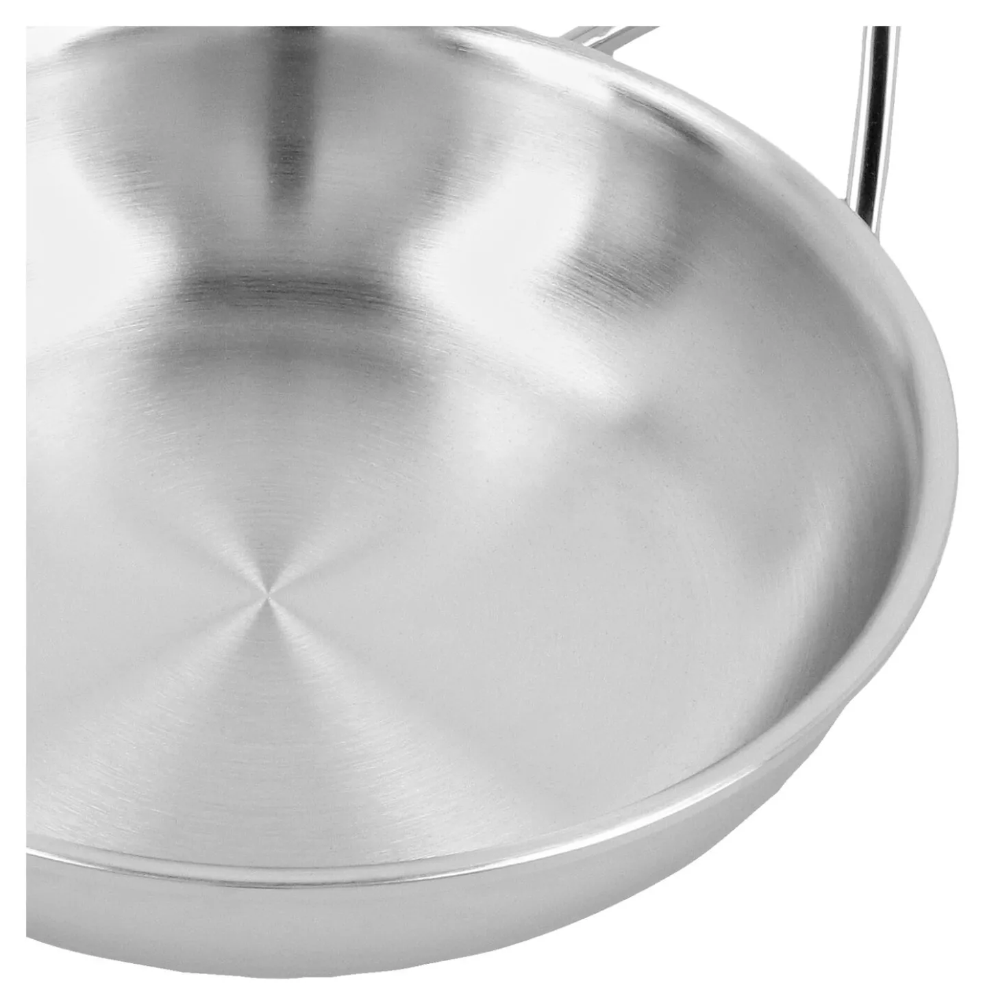 Poêle 20 cm, Inox 18/10, Argent
