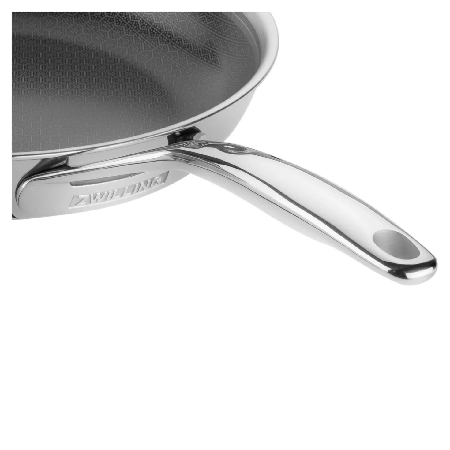 Poêle 24 cm, Inox 18/10, Argent
