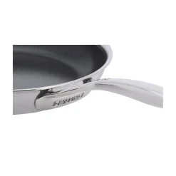 Poêle 30 cm, Inox 18/10, Argent