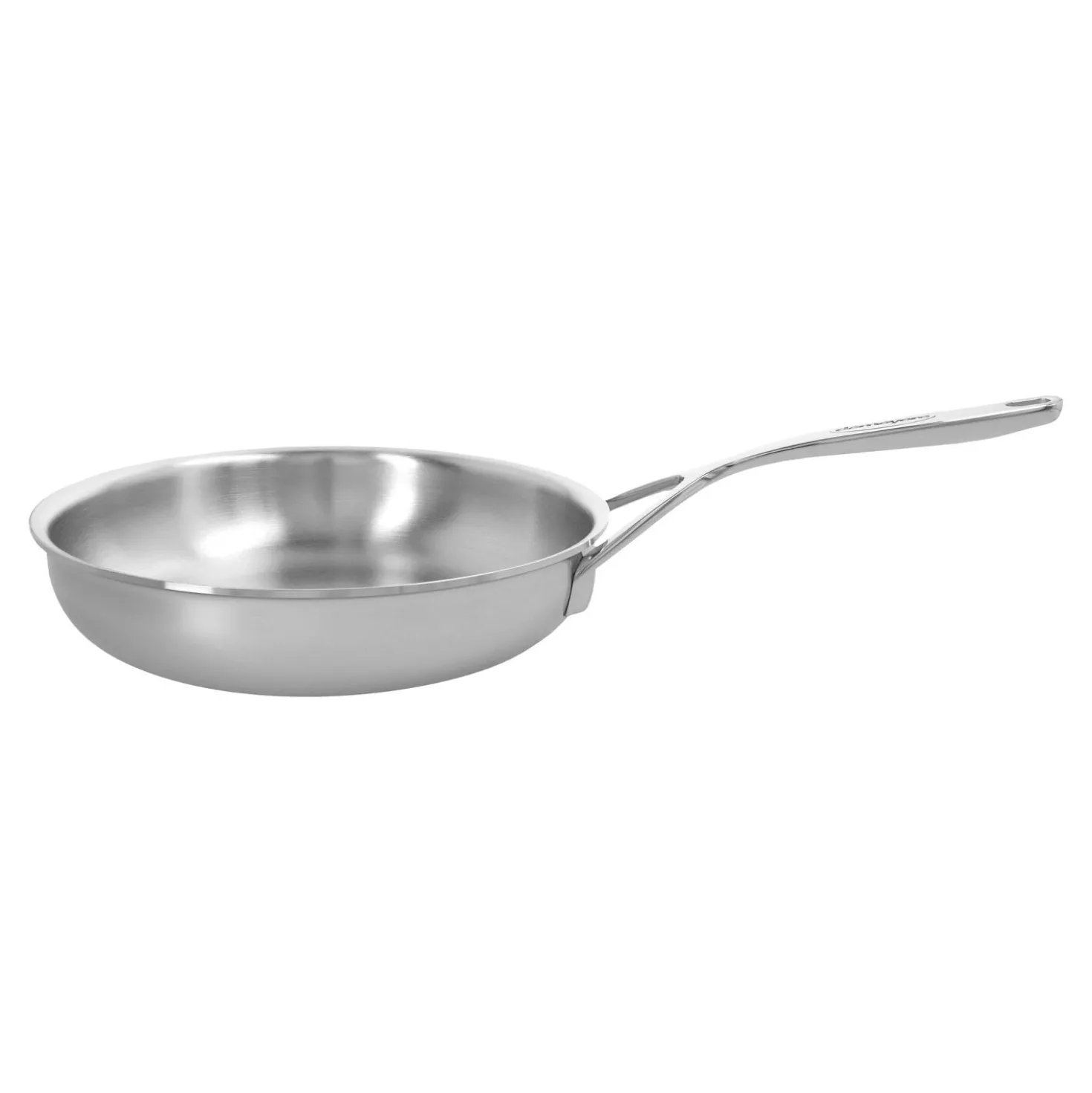 Poêle 24 cm, Inox 18/10, Argent