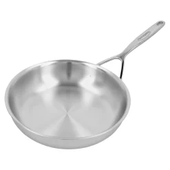 Poêle 24 cm, Inox 18/10, Argent