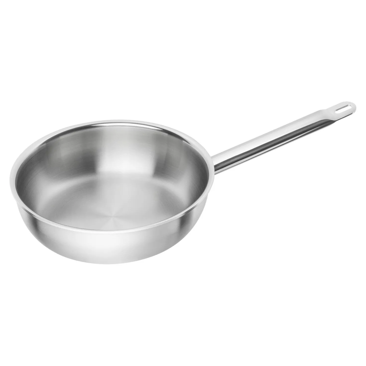 Poêle 24 cm, Inox 18/10, Argent