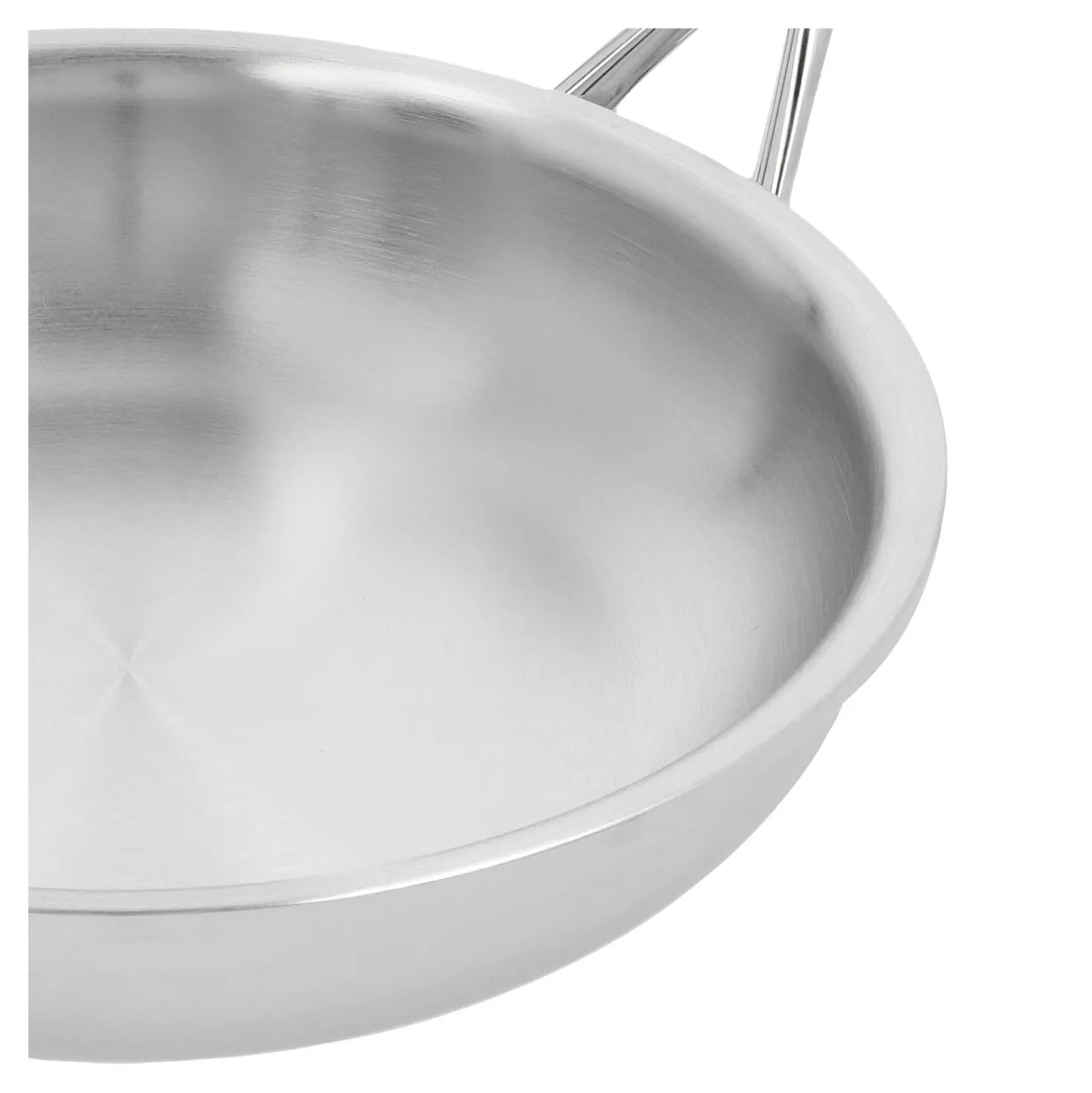 Poêle 24 cm, Inox 18/10, Argent