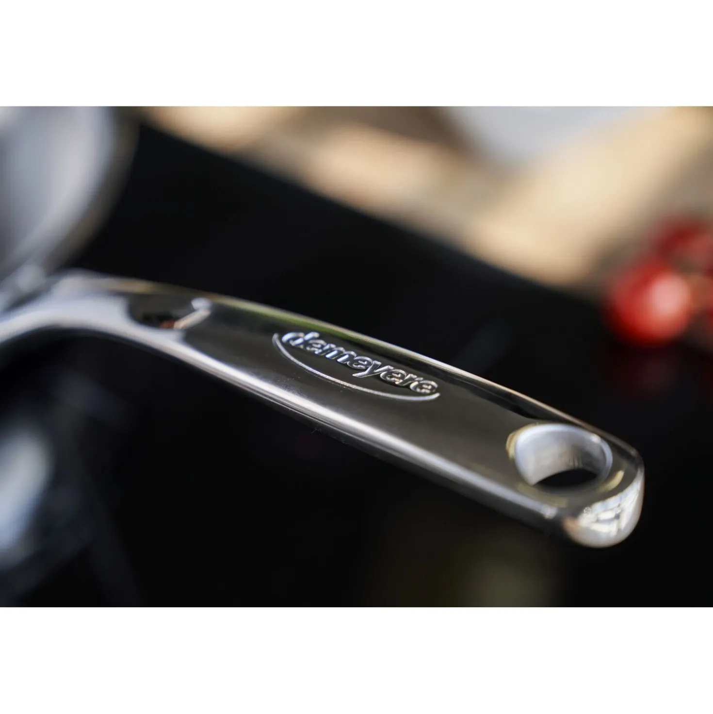 Poêle 24 cm, Inox 18/10, Argent