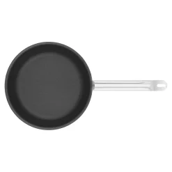 Poêle 28 cm, Inox 18/10, Noir argenté