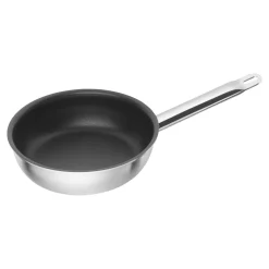 Poêle 20 cm, Inox 18/10, Noir argenté