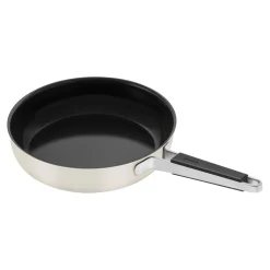 Poêle, 28 cm, Inox 18/10, Revêtement antiadhésif en céramique