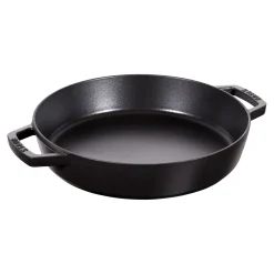 Poêle avec 2 poignées 26 cm, Fonte, Noir mat