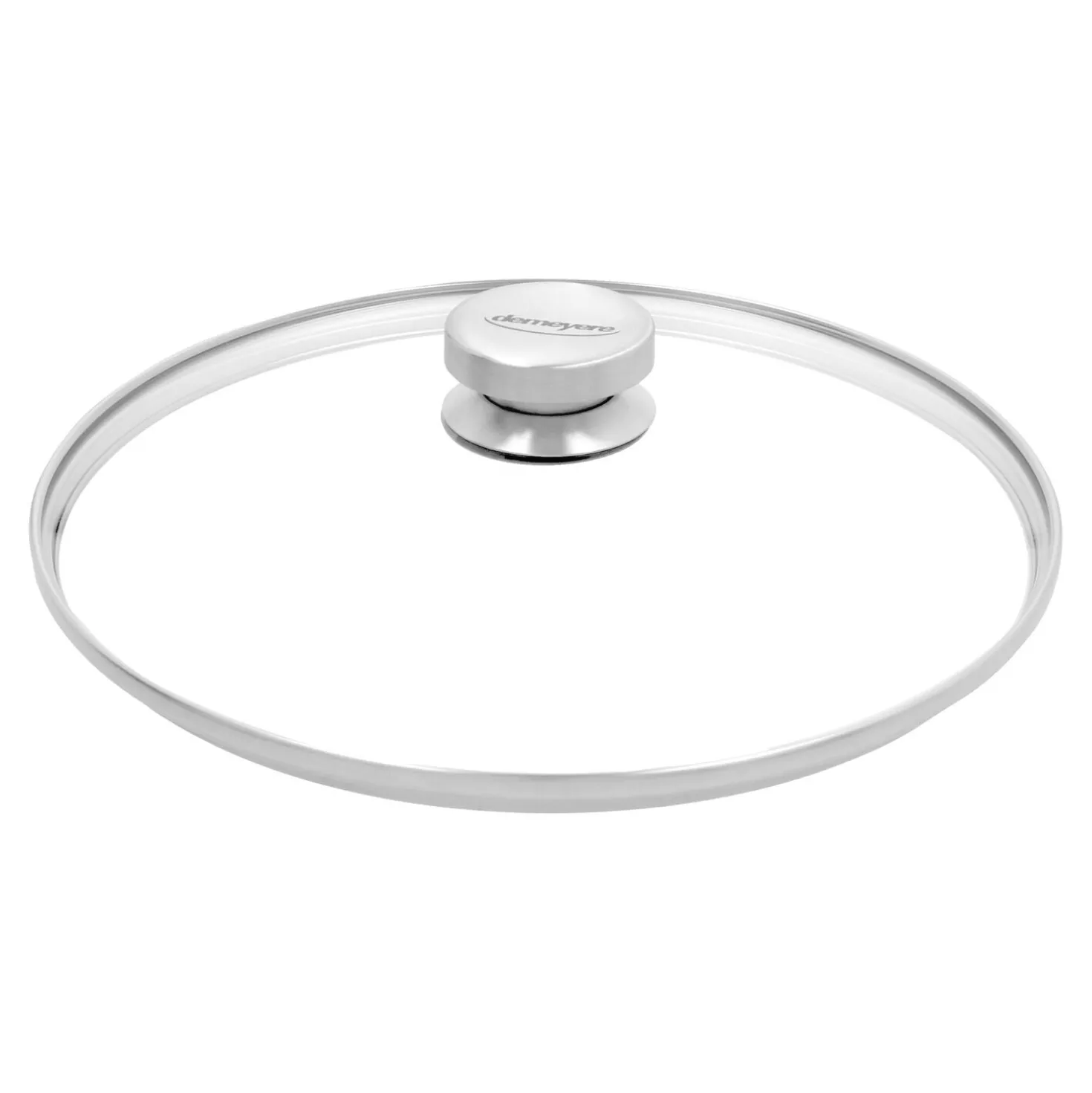 Poêle de service avec couvercle en verre 28 cm, Inox 18/10