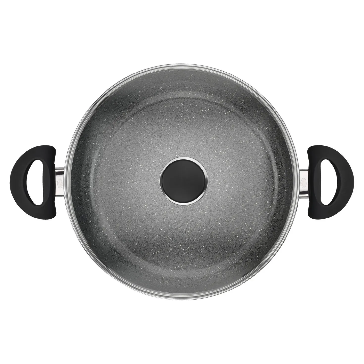 Poêle de service avec couvercle, 28 cm, Aluminium, Revêtement antiadhésif en céramique