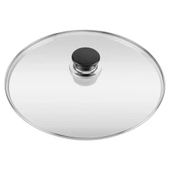 Poêle de service avec couvercle, 28 cm, Aluminium, Revêtement antiadhésif en céramique