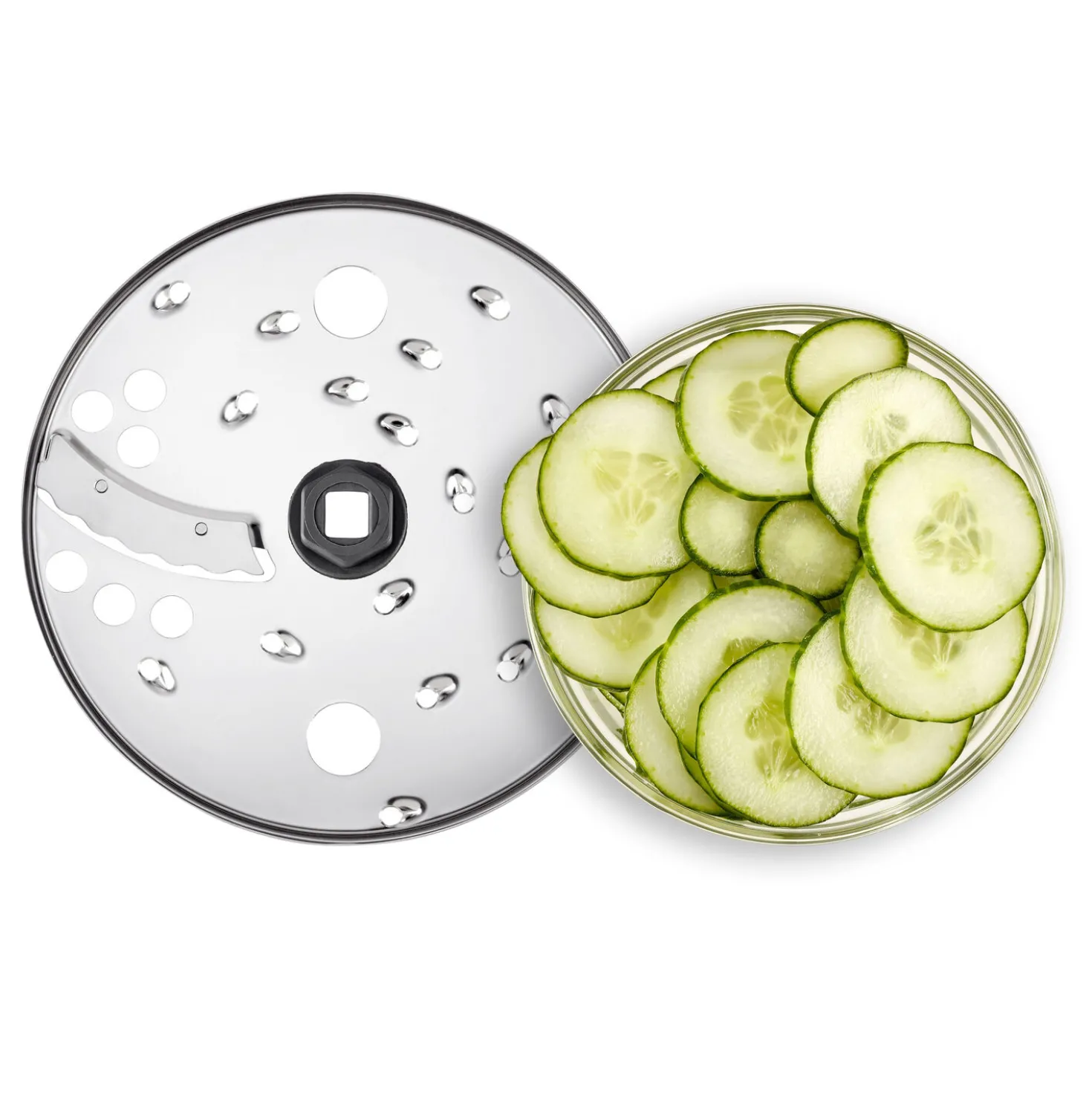 Power Blender Pro avec bol pour robot multifonction, 2-pcs. /1.8/1.2 l, argent, Plastique