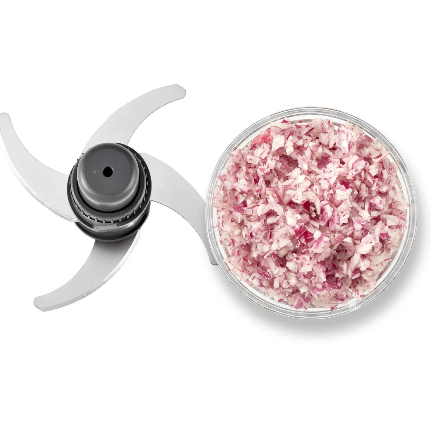 Power Blender Pro avec bol pour robot multifonction, 2-pcs. /1.8/1.2 l, argent, Plastique