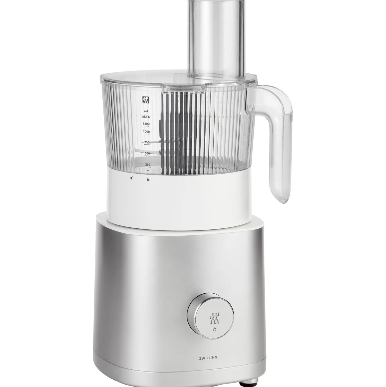 Power Blender Pro avec bol pour robot multifonction, 2-pcs. /1.8/1.2 l, argent, Plastique