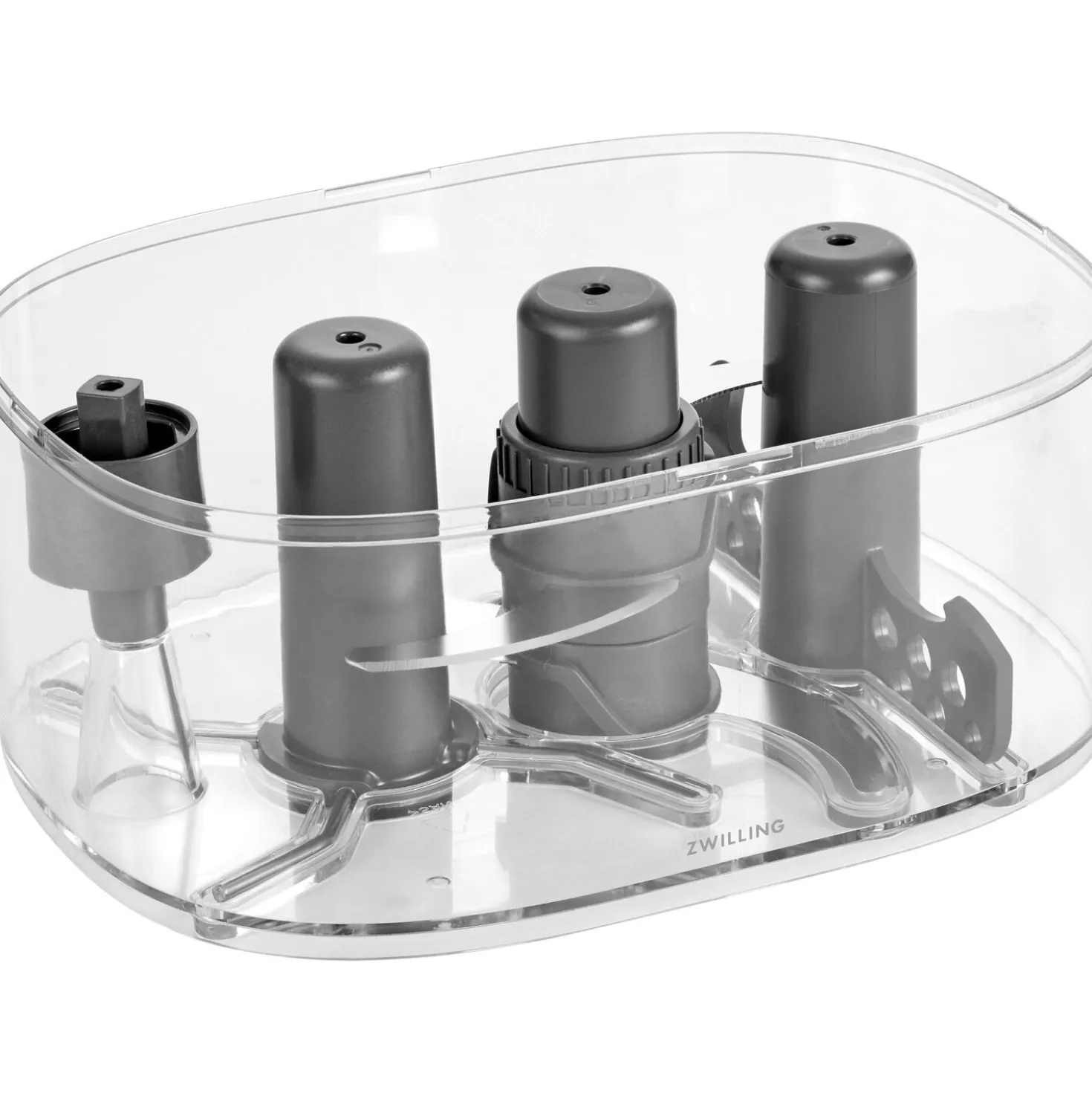 Power Blender Pro avec bol pour robot multifonction, 2-pcs. /1.8/1.2 l, argent, Plastique