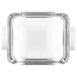 Roaster avec grille 39 x 33 cm, Inox 18/10, Argent