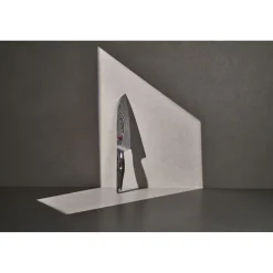 Santoku 18 cm, Noir brun, Tranchant lisse