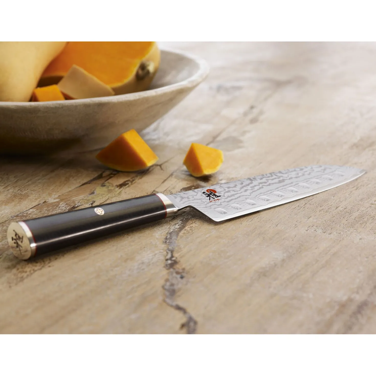 Santoku 18 cm, Tranchant lisse