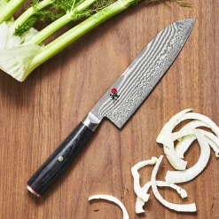 Santoku 18 cm, Tranchant lisse