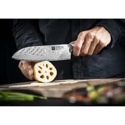 Santoku 18 cm, Tranchant lisse