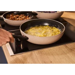 Sauteuse avec couvercle, 28 cm, Aluminium, Revêtement antiadhésif en céramique