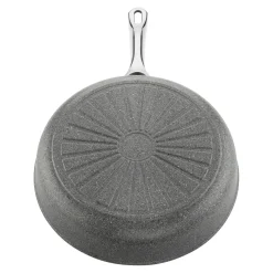 Sauteuse avec couvercle, 28 cm, Aluminium, Revêtement antiadhésif en céramique renforcée en titane