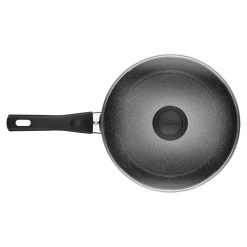 Sauteuse avec couvercle, 28 cm, Aluminium, Revêtement antiadhésif en céramique
